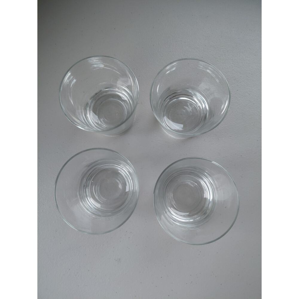 4 Crystal Clipper Bar Glasses Rock Etched Ships Double Mast Schooner Dadcore VTG - Picture 4 of 6